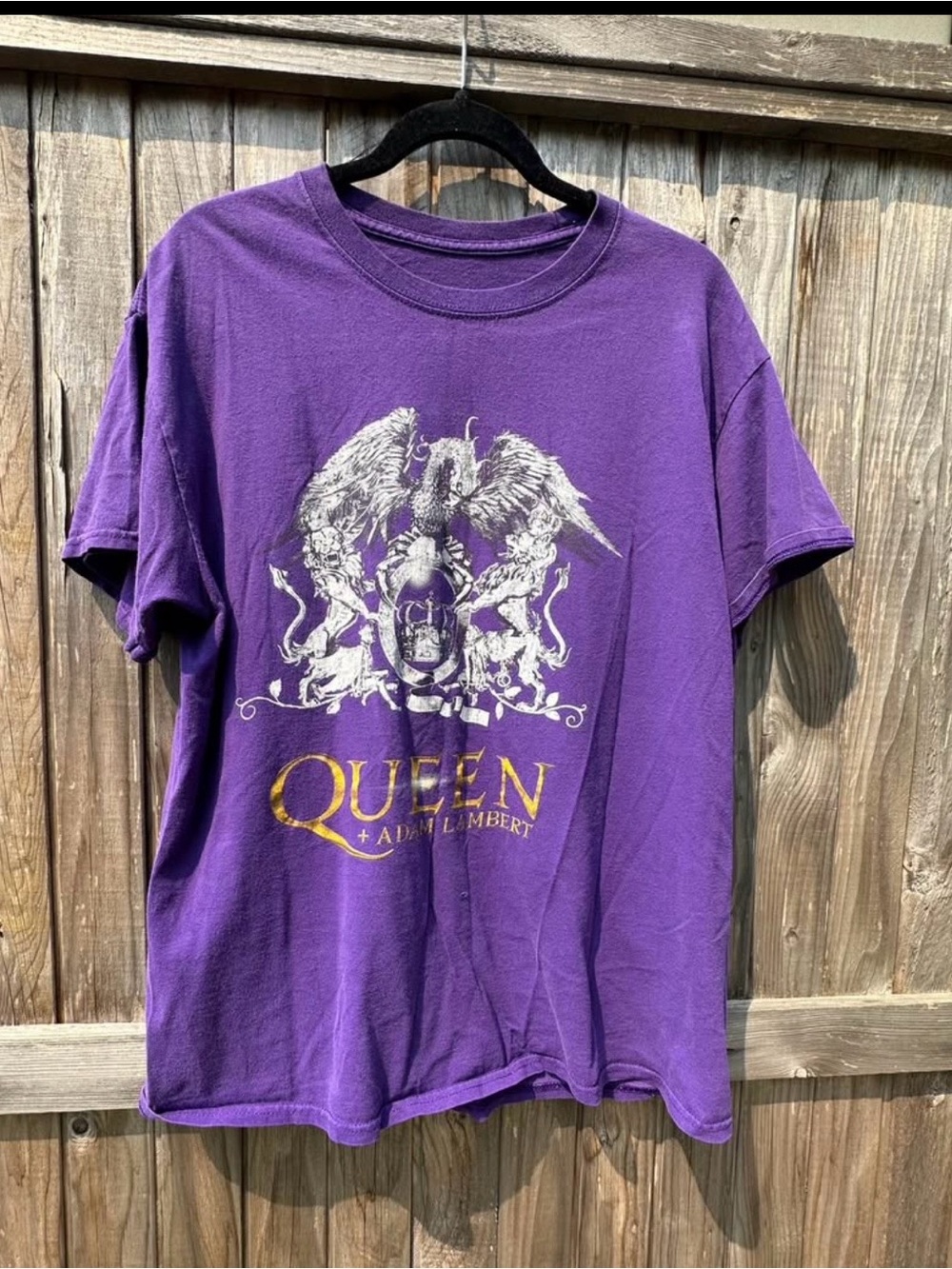 Queen Graphic Purple Band T-Shirt